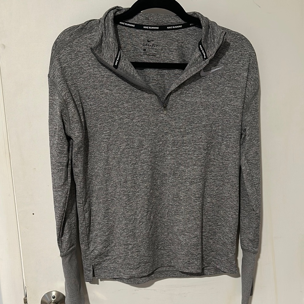 Nike Heather Gray Performance Pullover